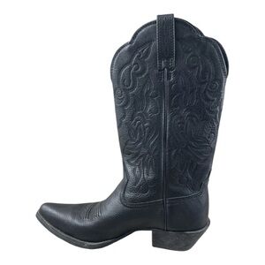 Ariat Women’s Black Leather Heritage Western Boots Size 7.5